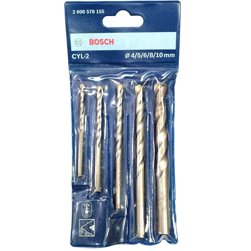 Bosch 2608578155 CYL-2 5 Pcs Masonry Drill Bit Set