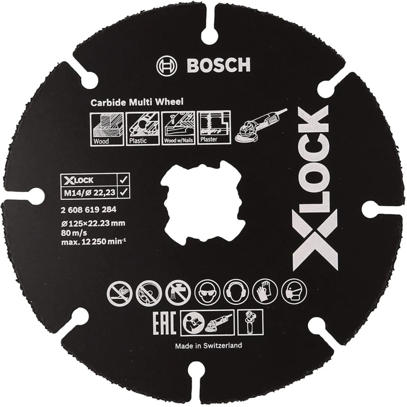 Bosch 2608619284 X-Lock Carbide Multi Wheel 125mm