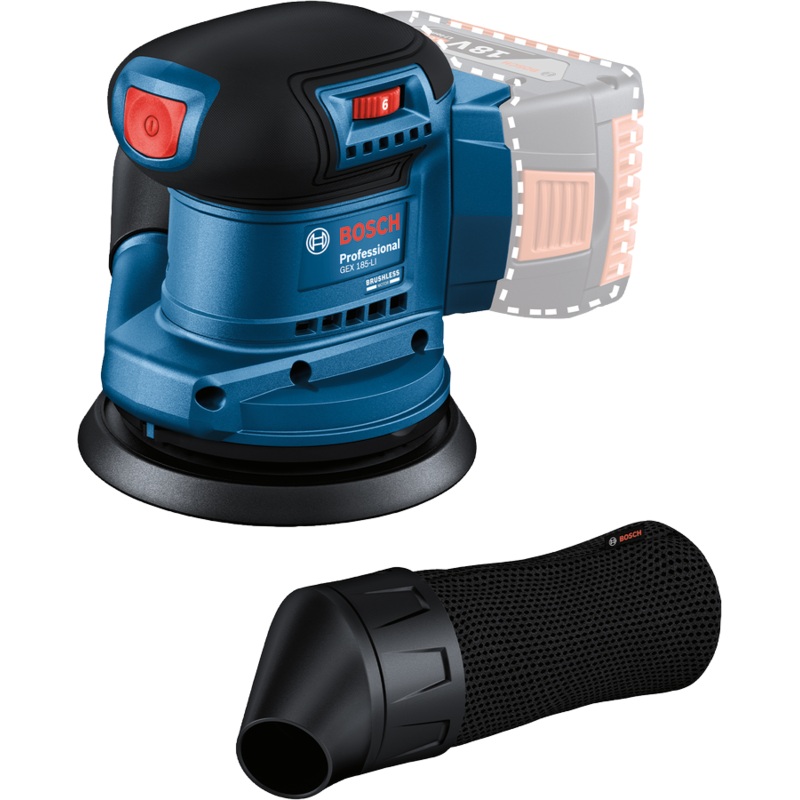 Bosch GEX 185-Li 18V Cordless Brushless Random Orbit Sander (Bare Tool)