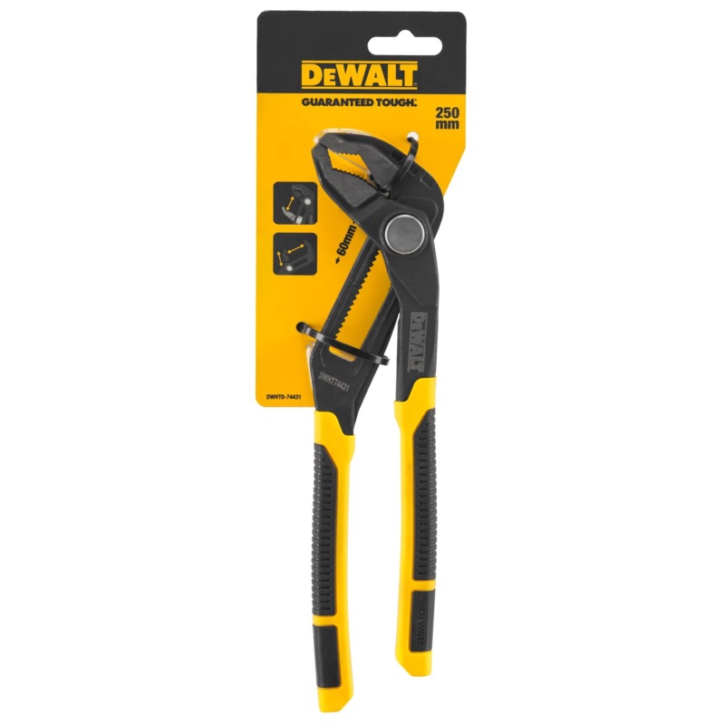 Dewalt DWHT0-74431 V-Jaw Pushlock Pliers 250mm