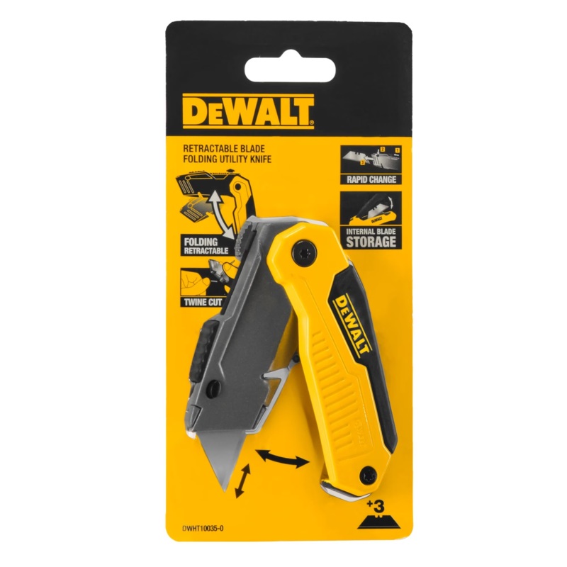 Dewalt DWHT10035-0 Folding Retractable Utility Knife