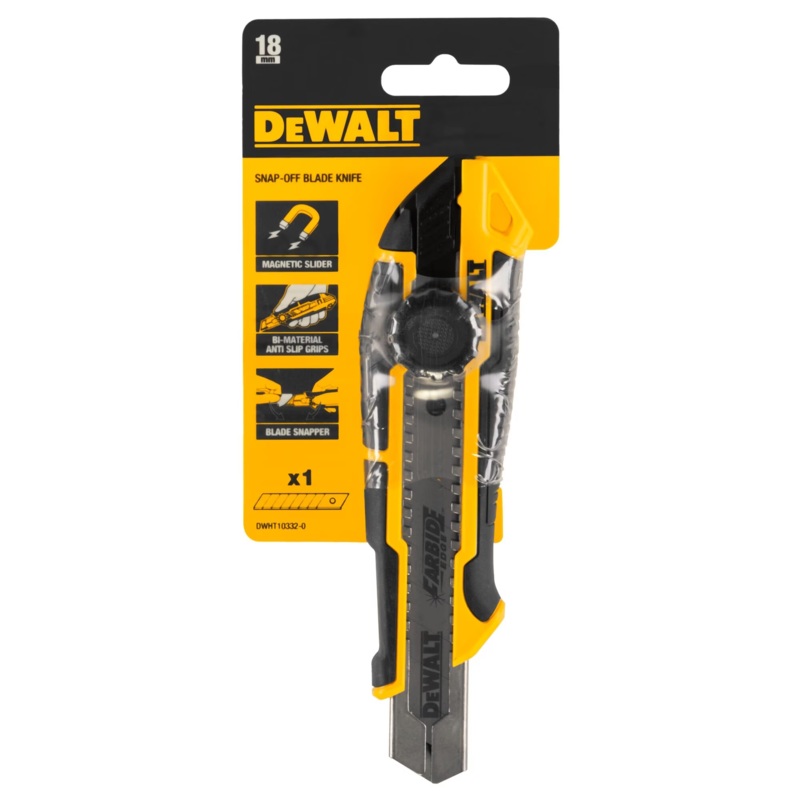 Dewalt DWHT10332-0 Knife with Thumb Wheel Lock 18mm