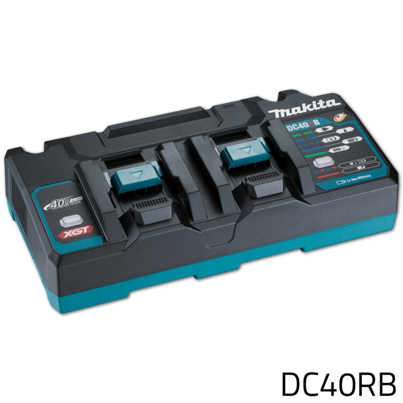 Makita DC40RB 40V Two Port Multi Fast Charger (XGT Series)