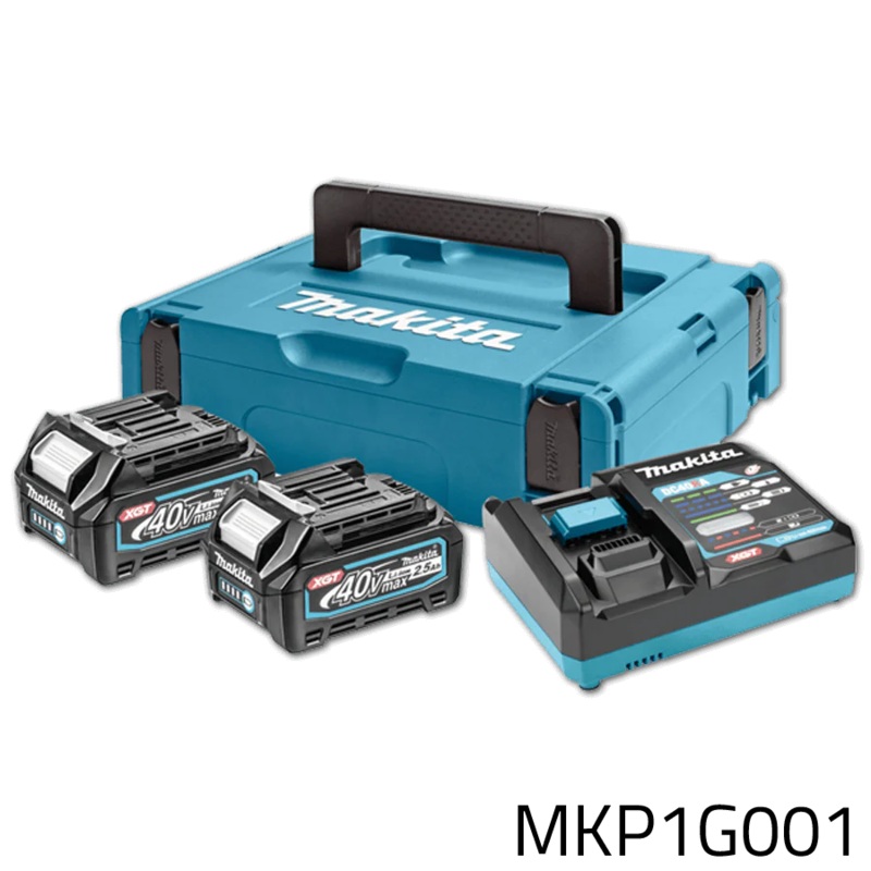 Makita MKP1G001 (191J81-6) 40V Power Source Kit / Battery & Charger Set XGT (2.5Ah)