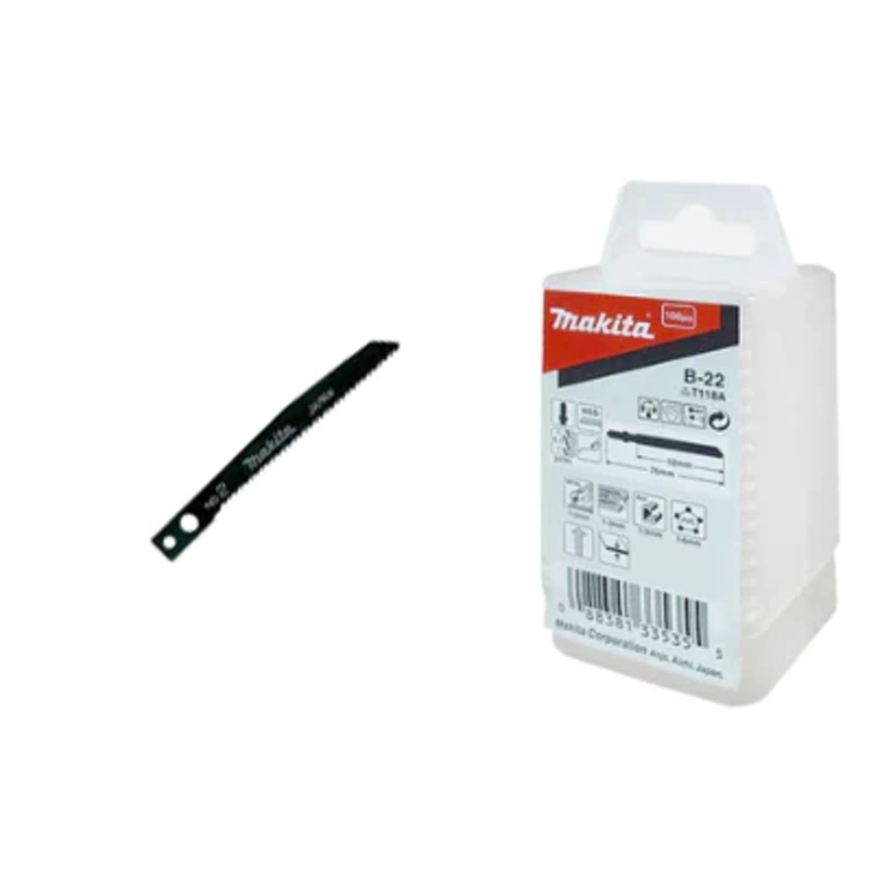 Makita No.2 Jigsaw Blade for Plastic [Makita Type Shank] (A-85852 / B-07799)
