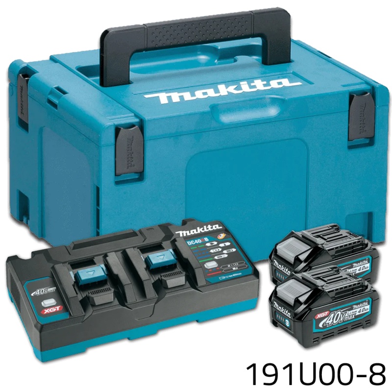 Makita PSKG3 (191U00-8) 40V Power Source Kit / Battery & Charger Set XGT (4.0Ah)