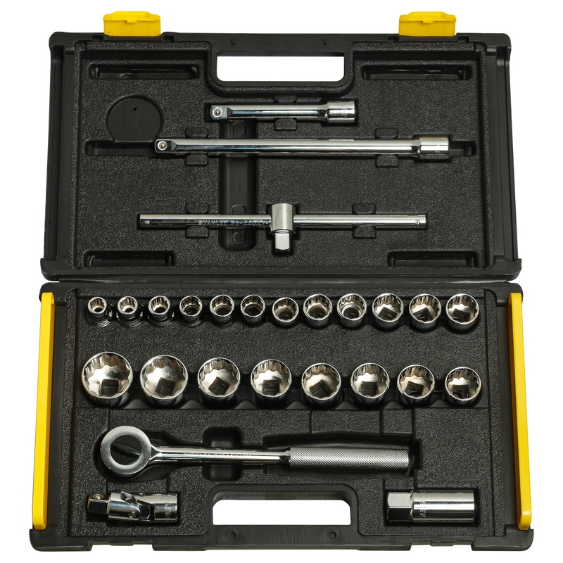 Stanley 86-477 1/2″ Drive Socket Wrench Set (10-32mm)