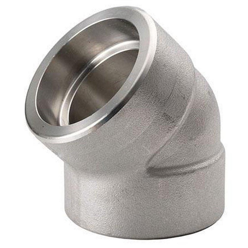 1-1/4 in. Socket 3000# 316L Stainless Steel 45 Degree Elbow | Ferguson