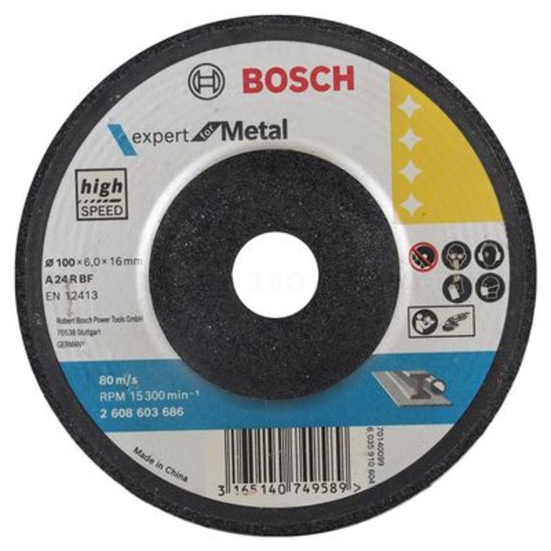 Bosch 2608603686 Grinding Disc 4″ Expert for Metal
