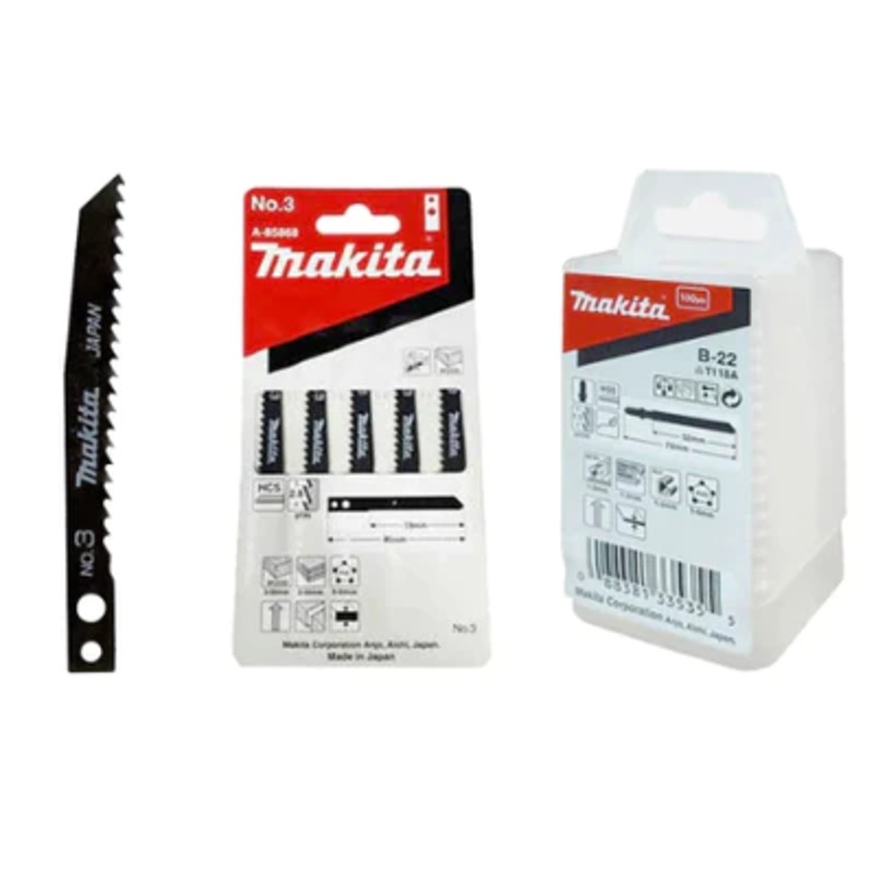 Makita A-85868 No.3 Jigsaw Blade for Wood/Plastic (Makita Type Shank)