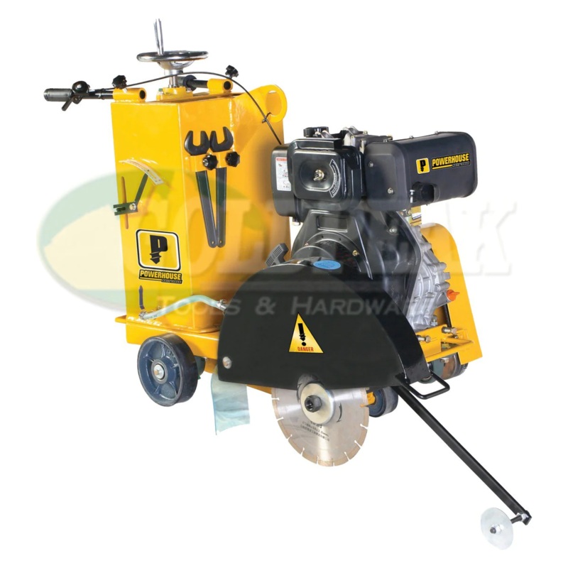 Powerhouse Gasoline Engine Concrete / Asphalt Cutter