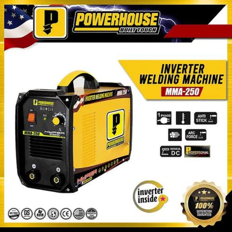 Powerhouse MMA-250 DC Inverter Welding Machine (Hyper Series) 250A