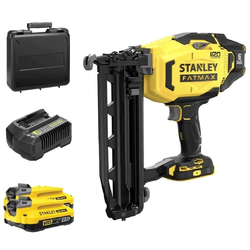 Stanley SCN616D2K 20V Cordless Finish Brad Nailer 16Ga (Kit)