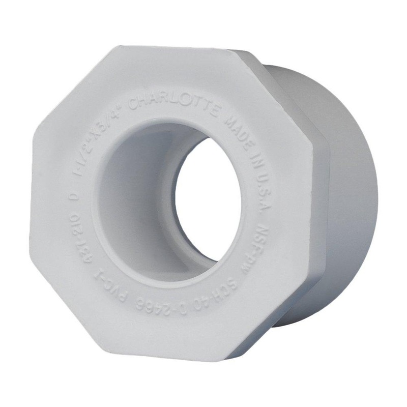 1-1/2 x 3/4 in. PVC Schedule 40 Bushing | Ferguson