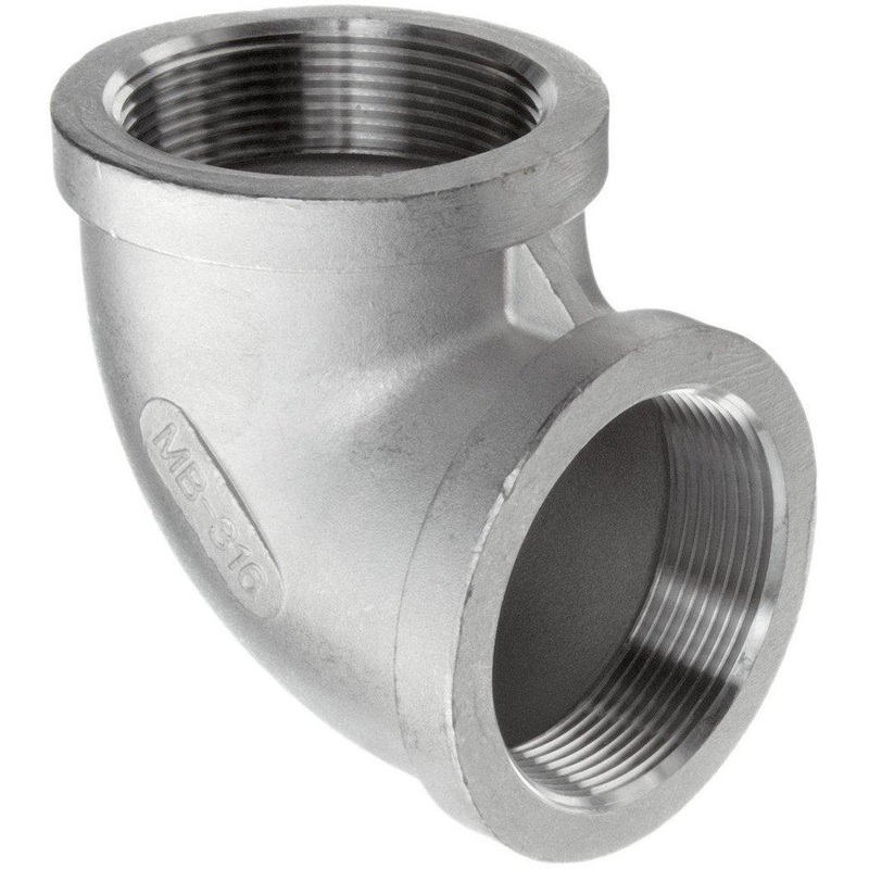 1 in. 150# SS 316 Threaded 90 Elbow Stainless Steel | Ferguson