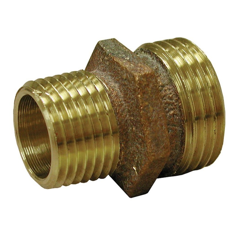 Jones Stephens 3/4 x 1/2 in. MHT x MIP Brass Hose Adapter | Ferguson