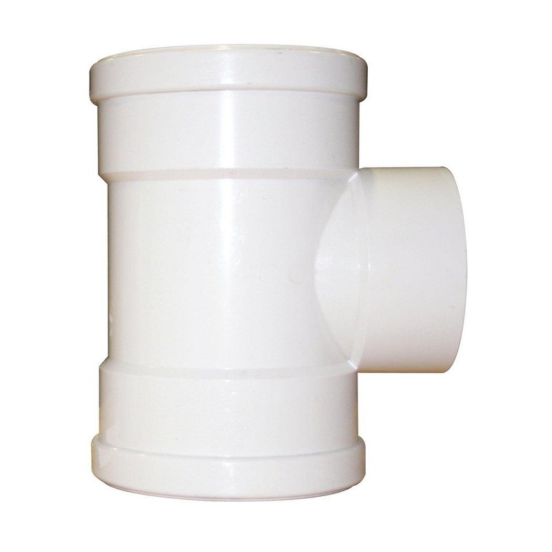 TRENCH TOUGH PLUS 4 in. Gasket x Spigot x Hub Straight SDR 35 PVC Sewer Tee | Ferguson