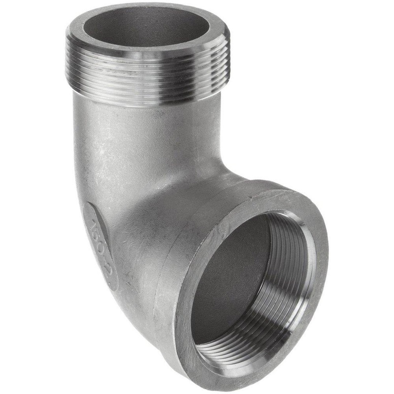 1-1/2 in. Threaded 150# 316 Stainless Steel Street 90 Degree Elbow | Ferguson