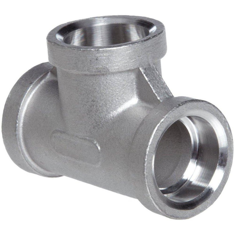 1/2 in. 150# SS 316 SW Tee Stainless Steel Socket Weld | Ferguson