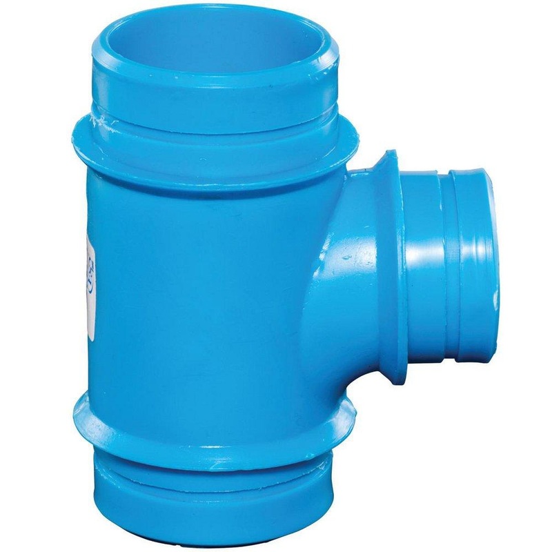 Orion Blueline 2 x 2 x 1-1/2 in. Mechanical Joint Reducing and Sanitary Polypropylene Tee | Ferguson