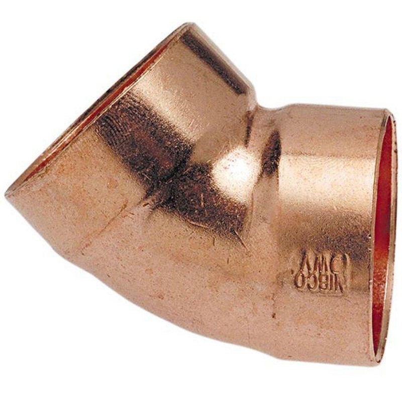 1-1/2 in. Copper DWV 45 Elbow | Ferguson
