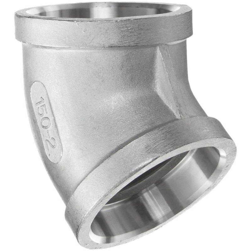 1 in. Socket 150# 316L Stainless Steel 45 Degree Elbow | Ferguson
