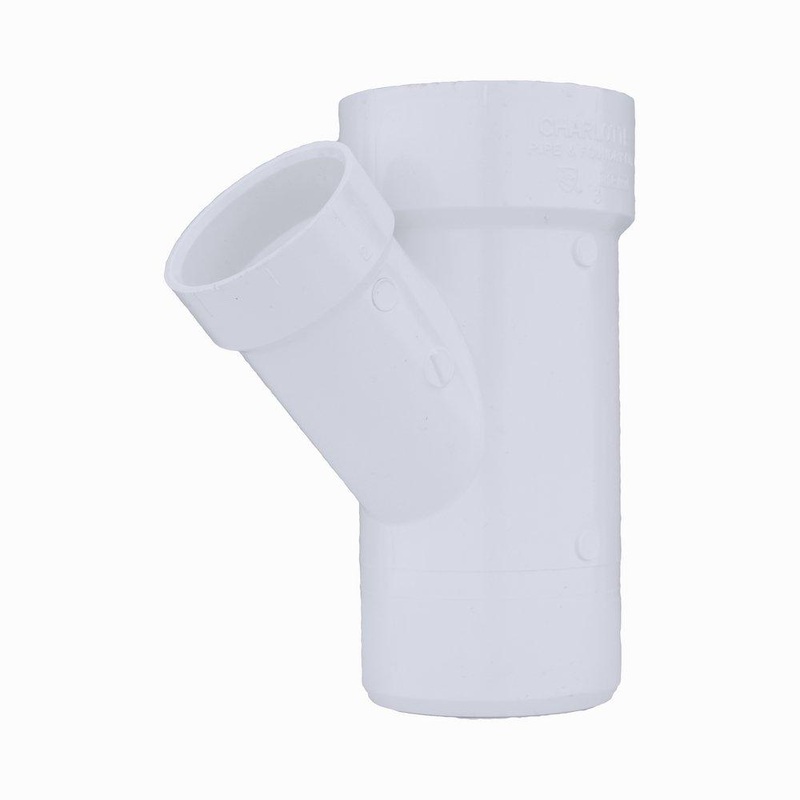4 x 3 in. PVC DWV Street Wye | Ferguson
