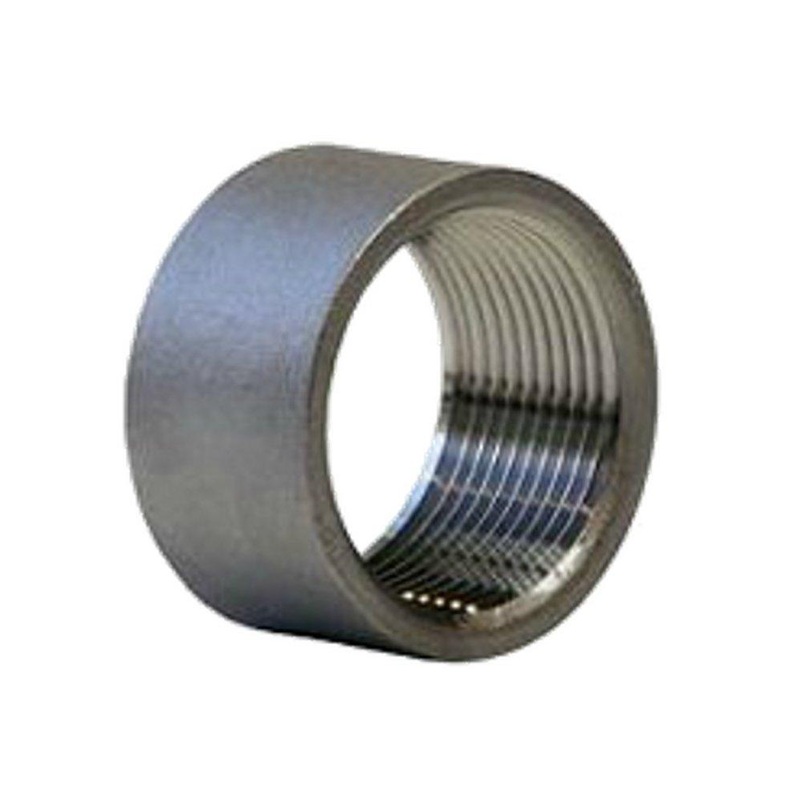 Camco Manufacturing 1/2 in. Threaded Extra Heavy Standard Domestic Black Carbon Steel Half Coupling | Ferguson