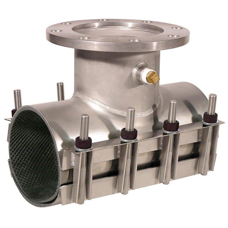 Ford Meter Box 6 in. IPT Stainless Steel Tap-on-Pipe Sleeve | Ferguson