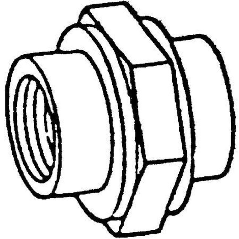 1/4 in. Threaded 150# 304 Stainless Steel Union | Ferguson