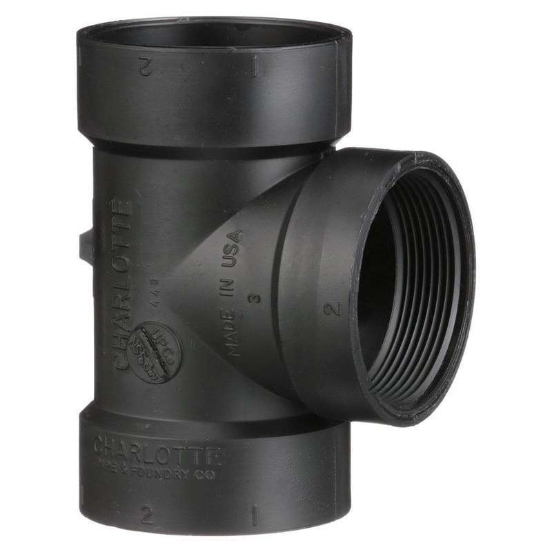 2 in. ABS DWV Flush Cleanout Tee | Ferguson