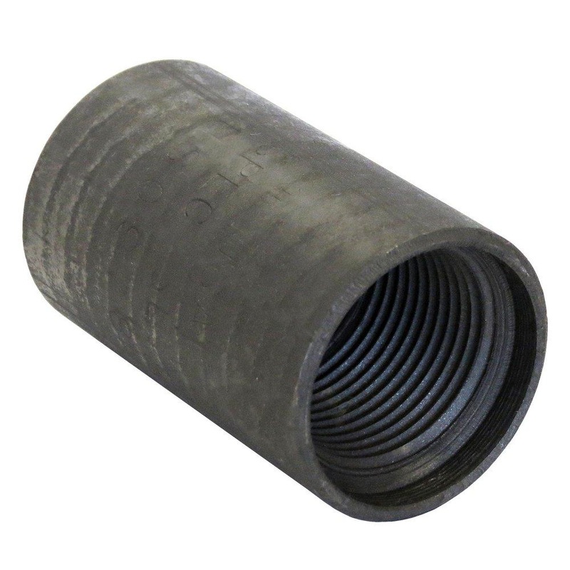 Capitol Manufacturing 4 in. Threaded API Line Recovery Black Malleable Coupling | Ferguson