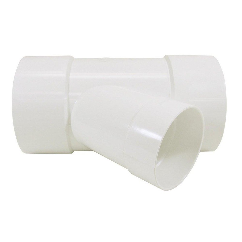 Multi-Fittings Corporation 8 x 8 x 4 in. Socket Weld Sewer SDR 35 PVC Double Wye | Ferguson