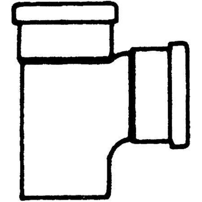 TRENCH TOUGH PLUS 8 x 8 x 6 in. Gasket x Spigot PVC SDR 35 Sewer Tee Wye | Ferguson