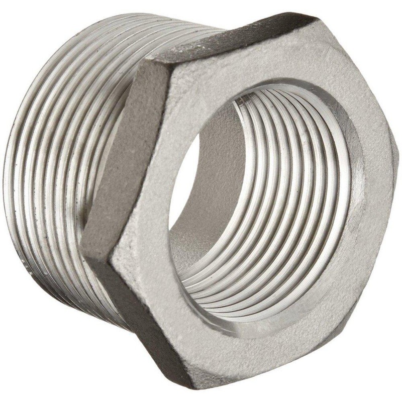 1-1/4 x 3/8 in. MNPT x FNPT 150# Global Stainless Steel Reducing Bushing | Ferguson