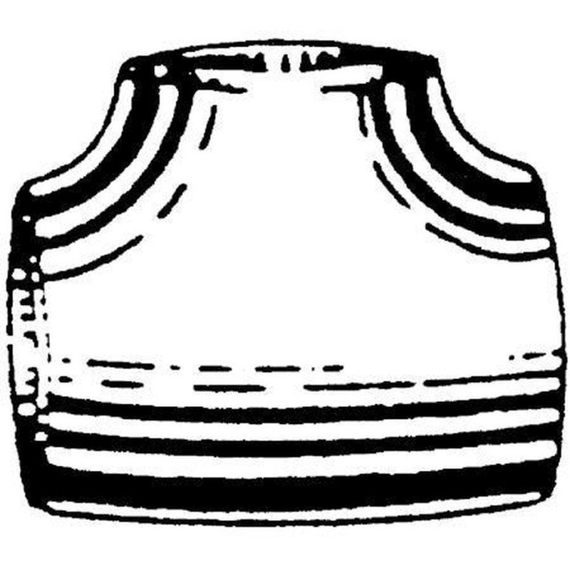 1/2 in. Weld Schedule 10 316L Stainless Steel Tee | Ferguson