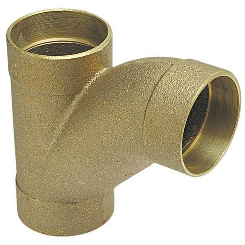 2 x 2 x 1-1/2 in. Sweat DWV Long Turn Reducing Cast Bronze Wye | Ferguson