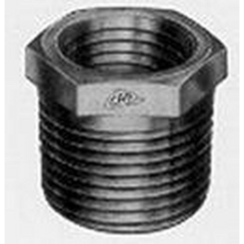 3 in. x 1-1/2 in. 3000# and 6000# Threadedd Hex Bushing Forged Steel A105 | Ferguson