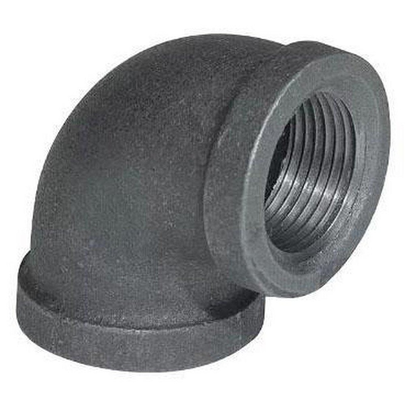 6 in. Threaded 150# Black Malleable Iron 90 Degree Elbow | Ferguson