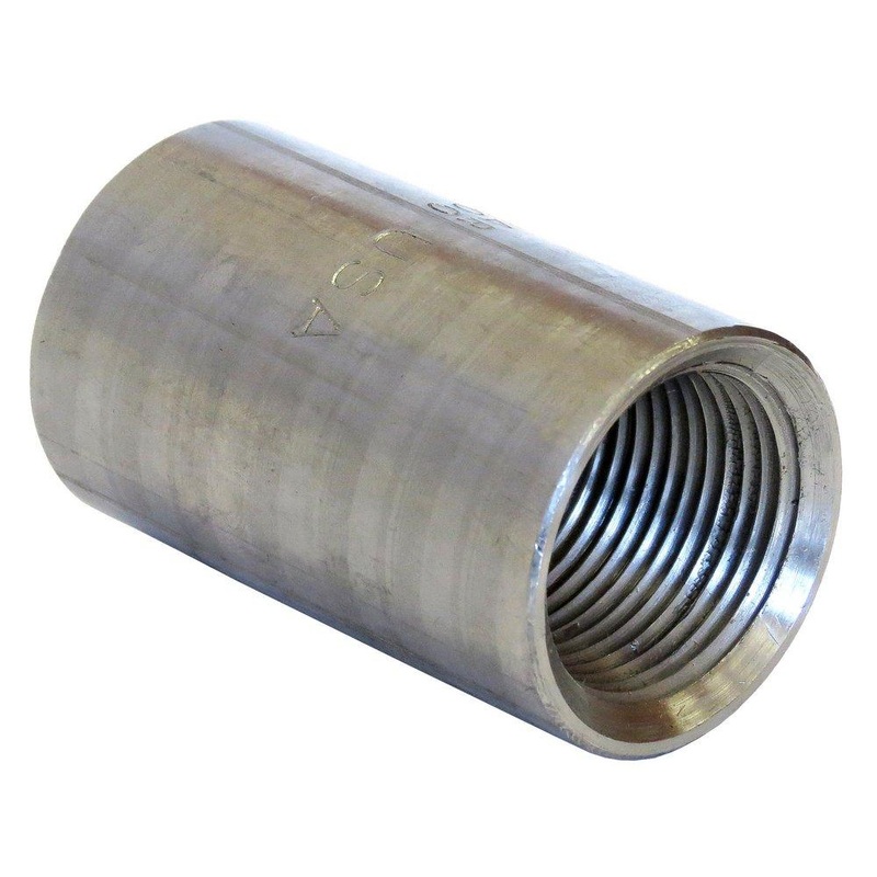 Capitol Manufacturing 3 in. Threaded Extra Heavy Steel Tapered Black Malleable Coupling | Ferguson