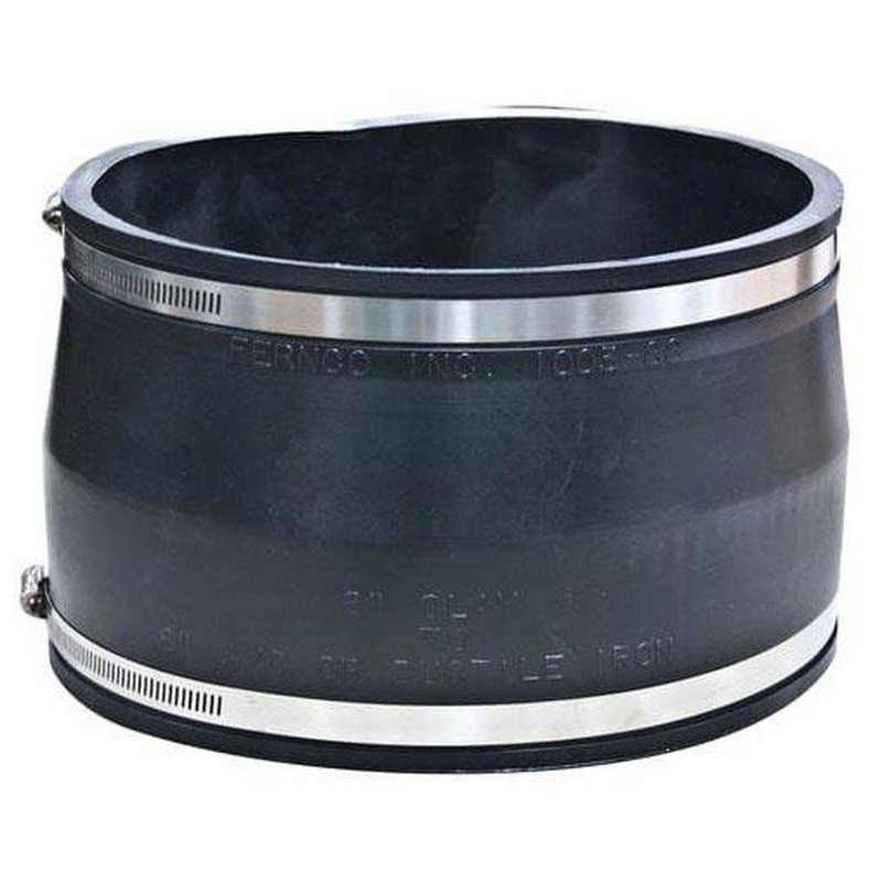 Fernco 1003 Series 8 in. Clay x Asbestos Cement Fiber and Ductile Iron Flexible Coupling | Ferguson