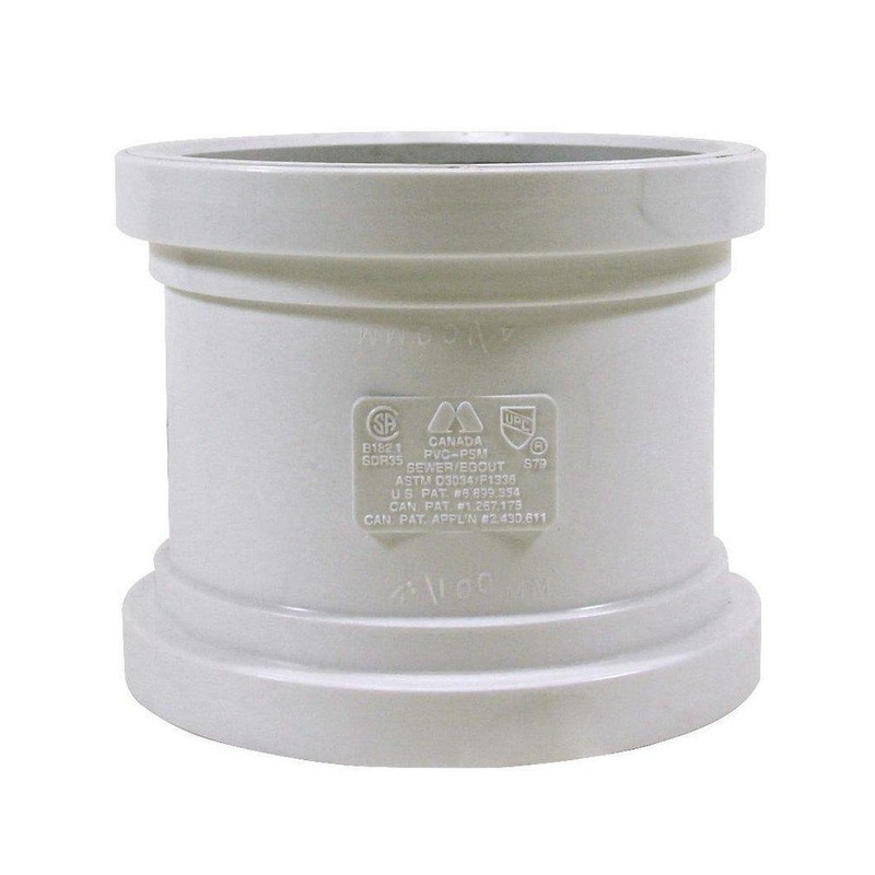 TRENCH TOUGH PLUS 4 in. Gasket SDR 35 PVC Sewer Repair Coupling | Ferguson