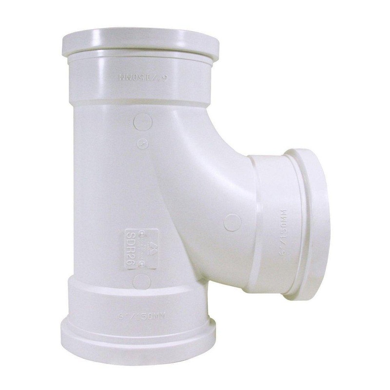 TRENCH TOUGH PLUS 6 in. Gasket Plastic Sewer Wye | Ferguson