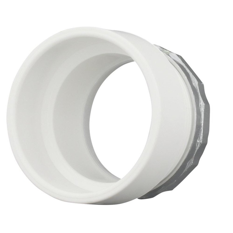 1-1/4 in. PVC DWV Female Trap Adapter with Washer & Chrome Nut | Ferguson