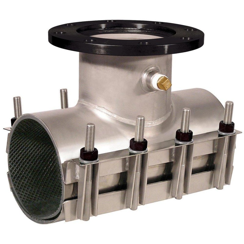 Ford Meter Box 6 x 6 x 4 in. IPT Stainless Steel Tap-on-Pipe Sleeve | Ferguson