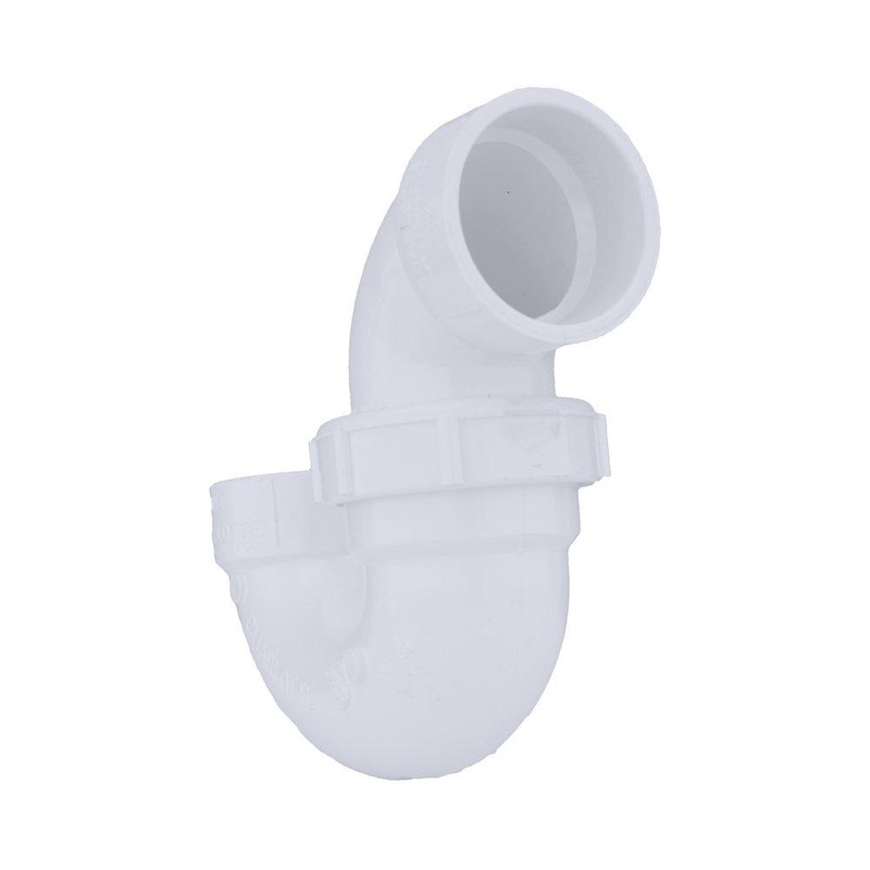 1-1/4 in. PVC DWV Union P-Trap with Plastic Nut | Ferguson