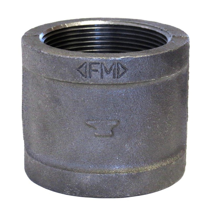 3/4 in. Threaded 150# Black Malleable Iron Coupling | Ferguson
