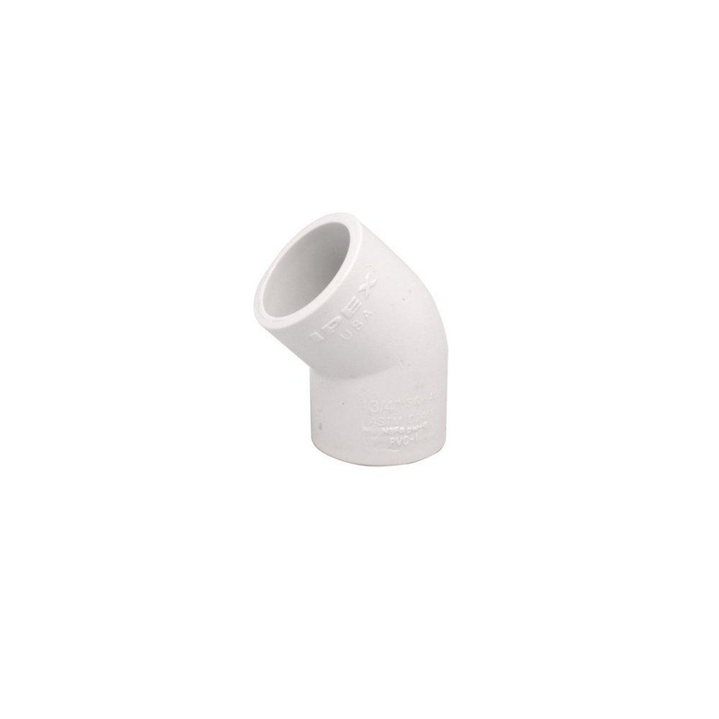 5 in. PVC Schedule 40 45 Elbow | Ferguson