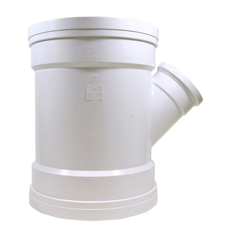 Multi-Fittings Corporation Trench Tough Plus 15 x 15 x 6 in. Gasket PVC Double Sewer Wye | Ferguson