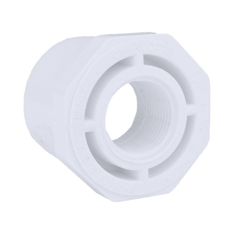1-1/2 x 3/4 in. PVC Schedule 40 Female Bushing | Ferguson